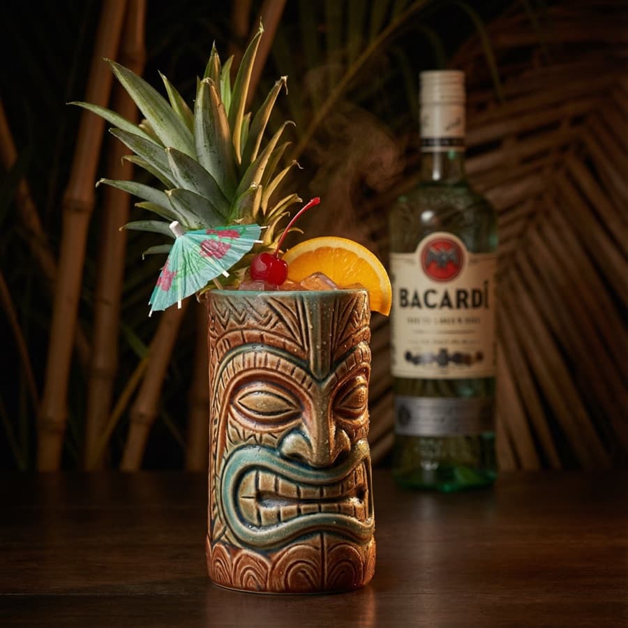 提基（Tiki）鸡尾酒流派：朗姆调配、异域糖浆与波利尼西亚想象